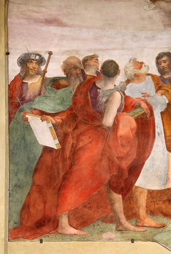 Fiorentino - Assunzione della Madonna, Chiesa della ss. Annunziata, Firenze, dettaglio
